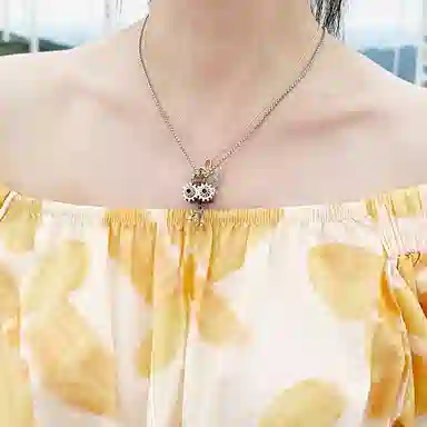 木小魔 鹰 稳定木 项链 男女同款情侣款