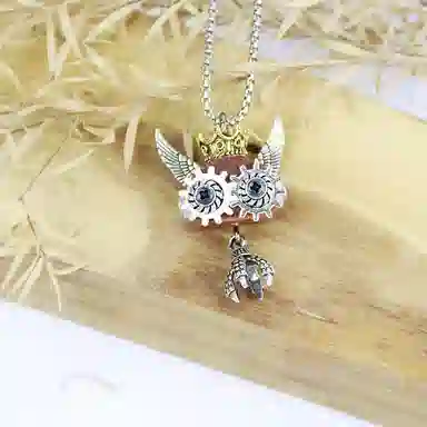 木小魔 鹰 稳定木 项链 男女同款情侣款