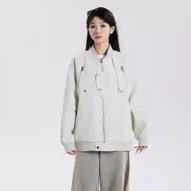 悍戈 美式高街个性潮流百搭宽松飞行员工装长袖外套夹克 男女同款