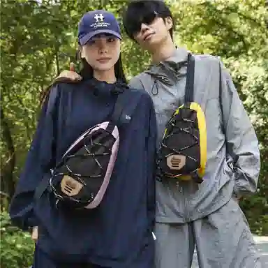 卡卡树 运动骑行轻便通勤 尼龙 斜挎单肩胸包 男女同款情侣款 多色