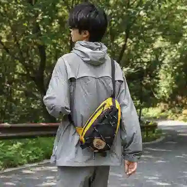 卡卡树 运动骑行轻便通勤 尼龙 斜挎单肩胸包 男女同款情侣款 多色