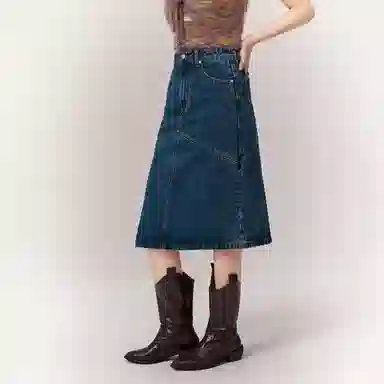 CHUU Denim Skirt