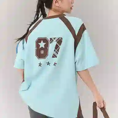 CHUU V-Neck Baby Blue