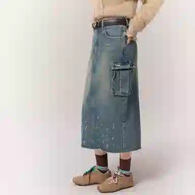 CHUU Denim Skirt