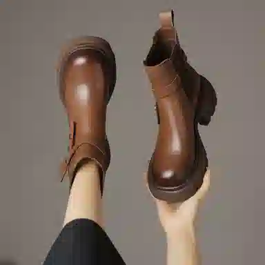 D:FUSE Scandinavia Brown Chelsea Boots