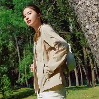 探路者 透气拼色防紫外线宽松防晒服 男女同款