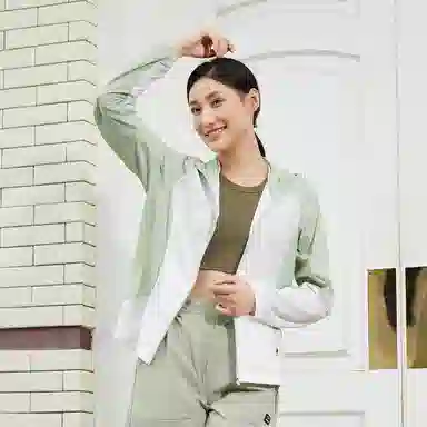 探路者 透气拼色防紫外线宽松防晒服 男女同款