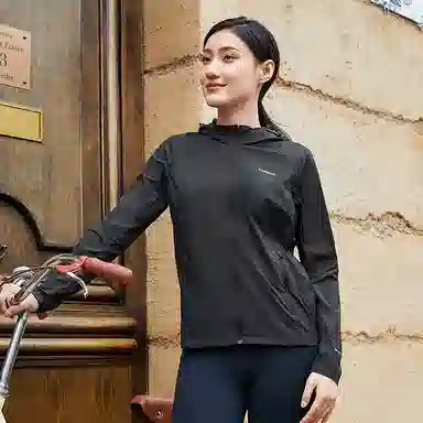 探路者 透气拼色防紫外线宽松防晒服 男女同款