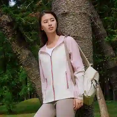 探路者 透气拼色防紫外线宽松防晒服 男女同款