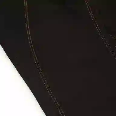 Vandy The Pink Contrast Raw Denim Pants