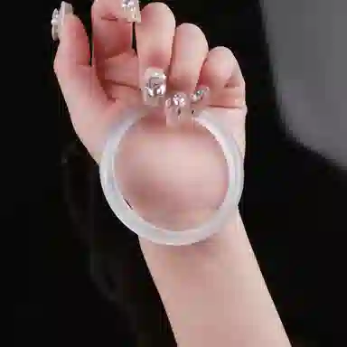 悠笙 新中式国潮风 白月光美人镯 轻奢高冷感 猫眼石 手镯 女款