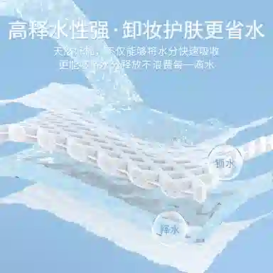 妮丽雅 菱形化妆棉 加大加厚盒装