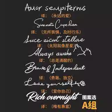 妮丽雅  果汁草本纹身贴 防水持久 洗不掉不反光