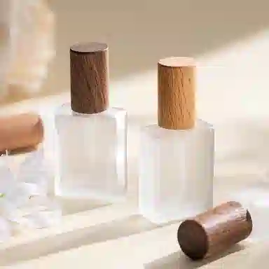 妮丽雅 木纹高端玻璃分装瓶 便携式喷雾