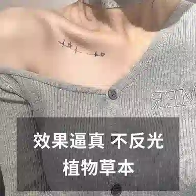 妮丽雅  果汁草本纹身贴 防水持久 洗不掉不反光