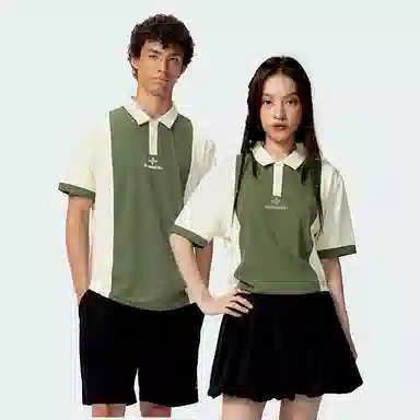 Kawasaki Retro Polo Khaki Green
