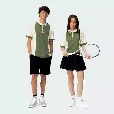 Kawasaki Retro Polo Khaki Green