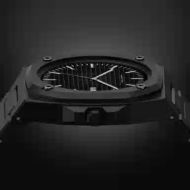 MEXVEL Black Octagon Watch