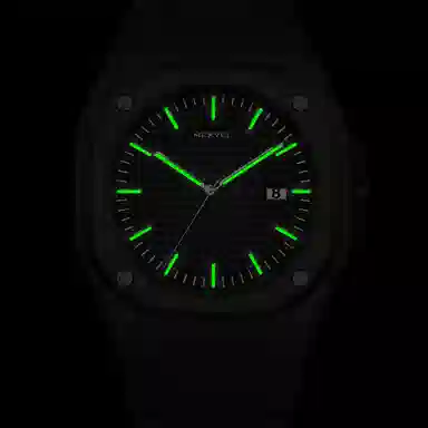 MEXVEL Black Octagon Watch