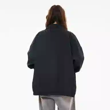阿凡迪  美式高街极简风字母印花高级感设计无性别主义休闲日常宽松舒适百搭翻领夹克外套 男女同款