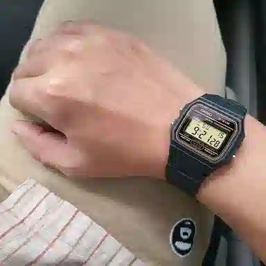 Casio Classic Retro Quartz Black Dial