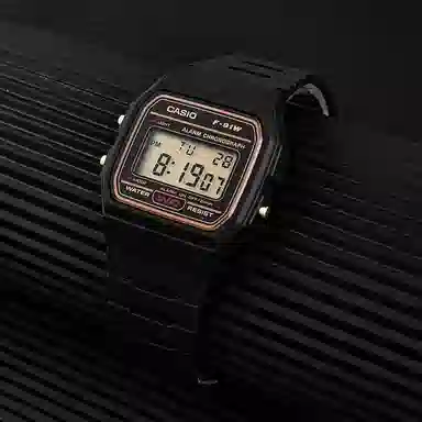 Casio Classic Retro Quartz Black Dial