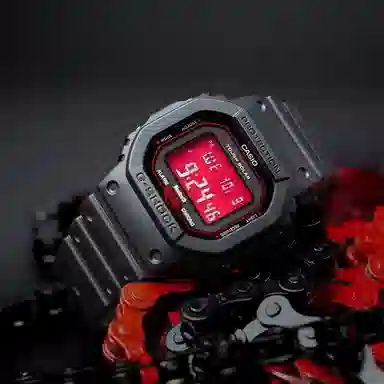G-SHOCK Retro Square Red