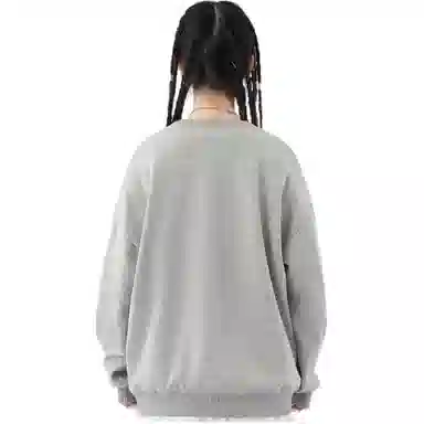 邓大喵 宽松加厚加绒女秋冬季韩版圆领上衣高级感超好看卫衣 女款