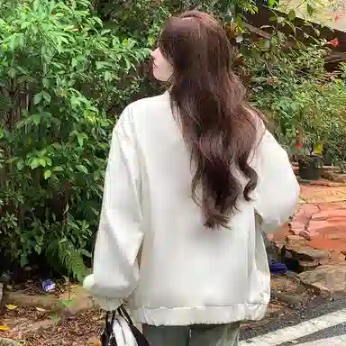 邓大喵 甜美碎花翻领牛仔外套女加厚宽松百搭上衣夹克 女款