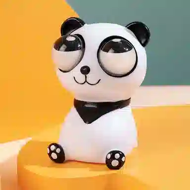 馨枕居 爆眼熊猫搞怪 搞笑解压捏捏乐 玩具