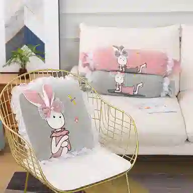 豪伟达 黛丽兔四季被抱枕 微笑治愈 爱心陪伴 玩偶周边