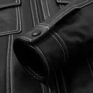 恒源祥 美式复古休闲百搭工装夹克牛仔外套皮衣 男款