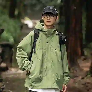 恒源祥  舒适通用保暖气质百搭时尚 冲锋衣 男款