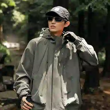 恒源祥  舒适通用保暖气质百搭时尚 冲锋衣 男款