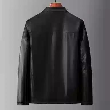 恒源祥 高端商务经典工装防风保暖通勤皮衣 男款