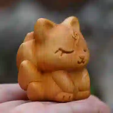 仙作美 可爱文玩 崖柏 把件 男女同款情侣款