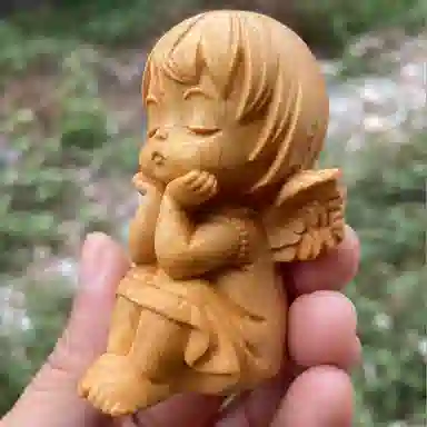 仙作美 可爱文玩 崖柏 把件 男女同款情侣款