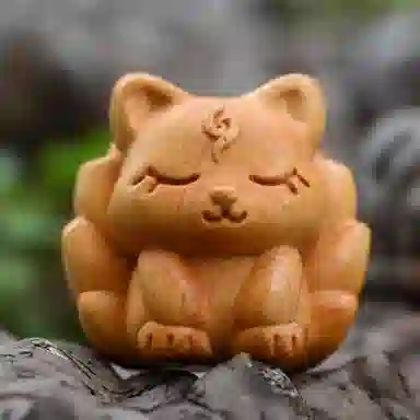 仙作美 可爱文玩 崖柏 把件 男女同款情侣款