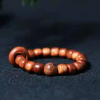 仙作美 国潮盘玩好香味 跑环款老型珠 木作 手串 男女同款情侣款 崖柏