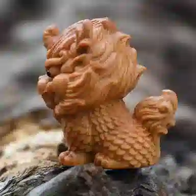 仙作美 可爱文玩 崖柏 把件 男女同款情侣款