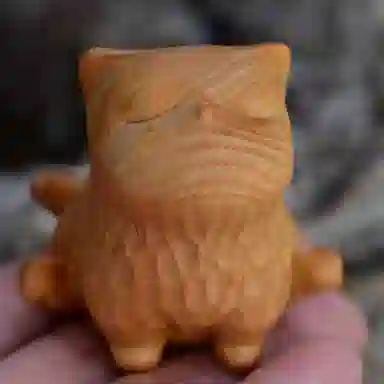 仙作美 可爱文玩 崖柏 把件 男女同款情侣款