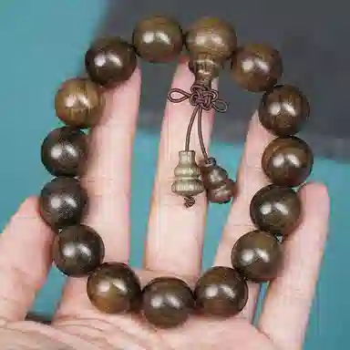 仙作美 国潮佛珠精品 阴沉木 木作手串 男款 阴沉木