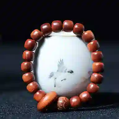 仙作美 国潮盘玩好香味 跑环款老型珠 木作 手串 男女同款情侣款 崖柏