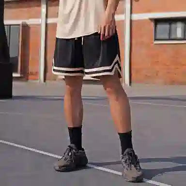 BKCXZICE Mesh Colorblock Basketball Shorts