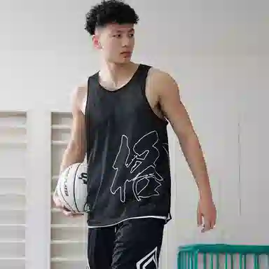 BKCXZICE Basketball Vest Black White