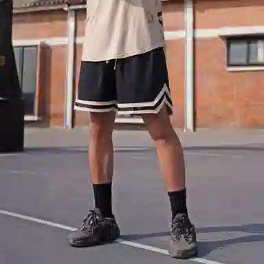 BKCXZICE Mesh Colorblock Basketball Shorts