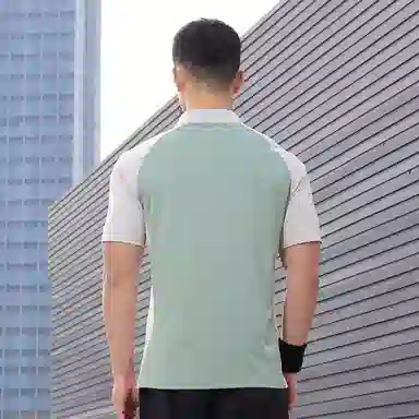 BKCXZICE Half-Zip Quick-Dry Sports Shirt