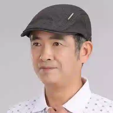 撞青春 新潮春夏季 复古中年人气质英伦风 棉 贝雷帽 男款