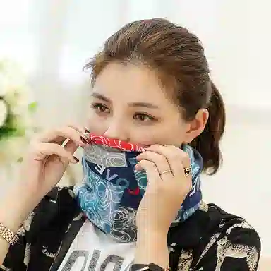 撞青春 帽子套头堆堆帽孕产妇包头巾月子睡帽防风帽 涤纶 保暖帽 女款