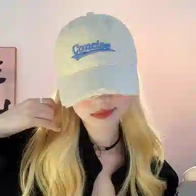 撞青春 宽帽檐大头围帽子 棉 鸭舌帽 男女同款情侣款